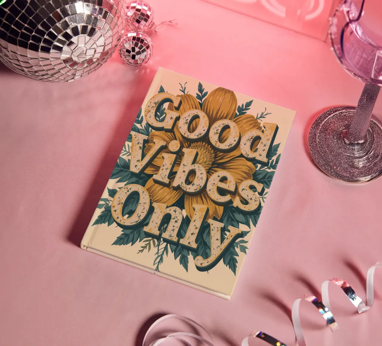 Good Vibes Only notebook by Mohs