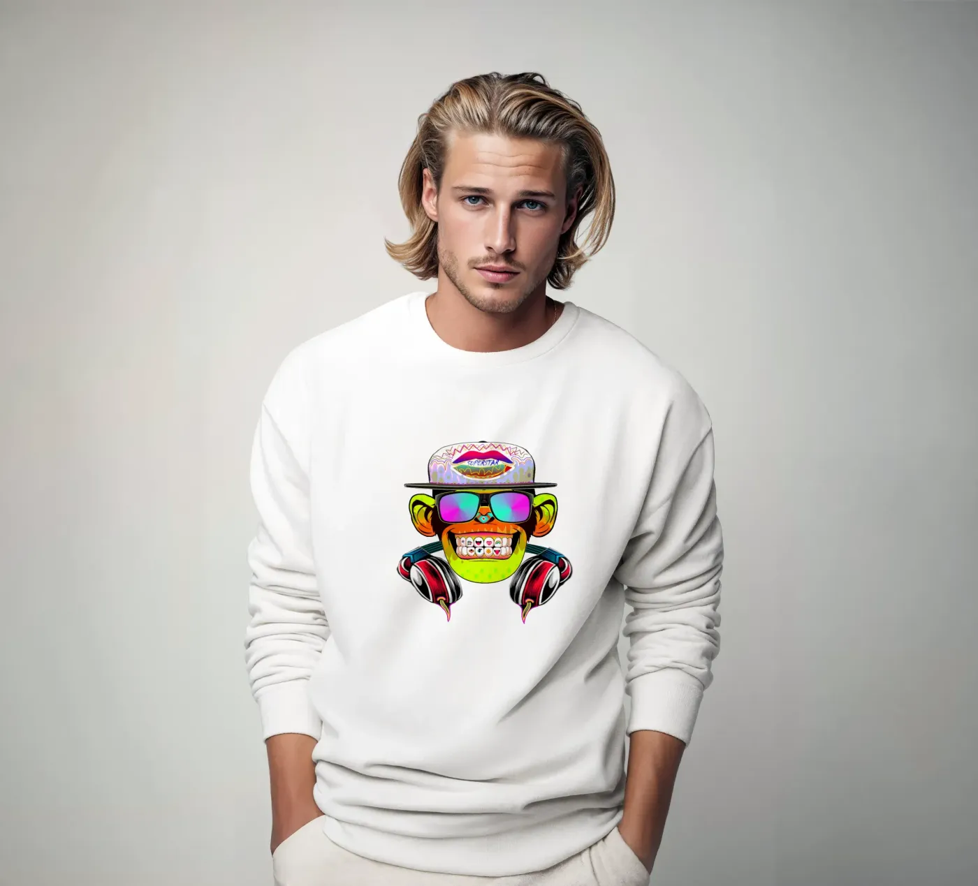 DISCOTHEQUE MONKEY felpa da Crazyy Mode