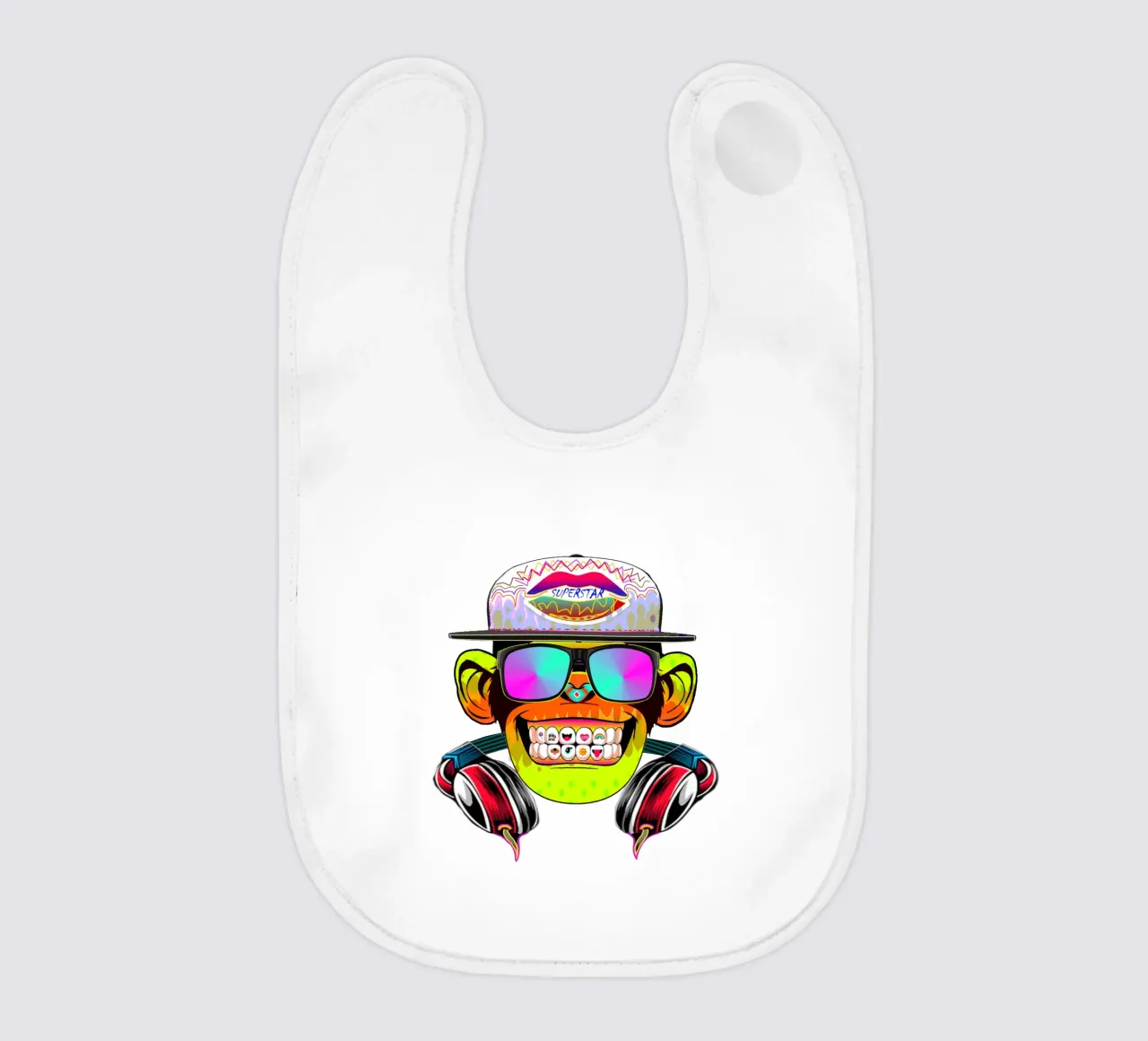 SCIMMIA DA DISCOTECA bavaglino da Crazyy Mode