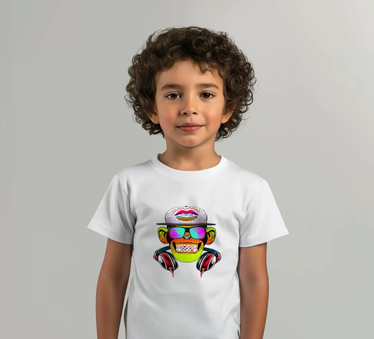DISCOTHEQUE MONKEY t-shirt bambini da Crazyy Mode