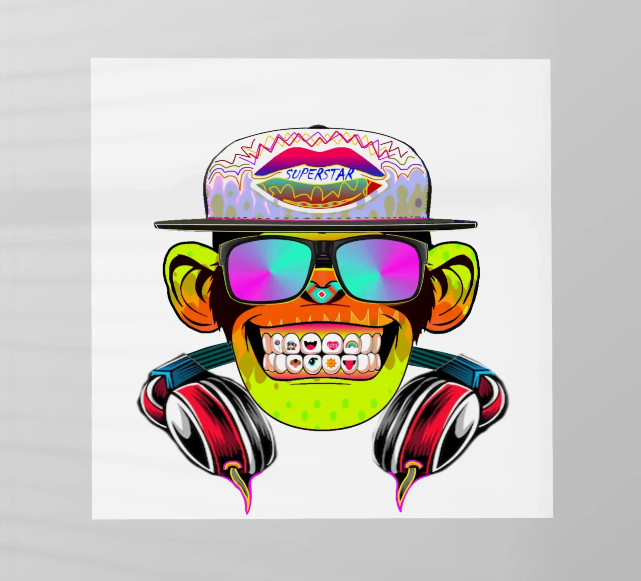 SCIMMIA DA DISCOTECA pellicola backlit da Crazyy Mode