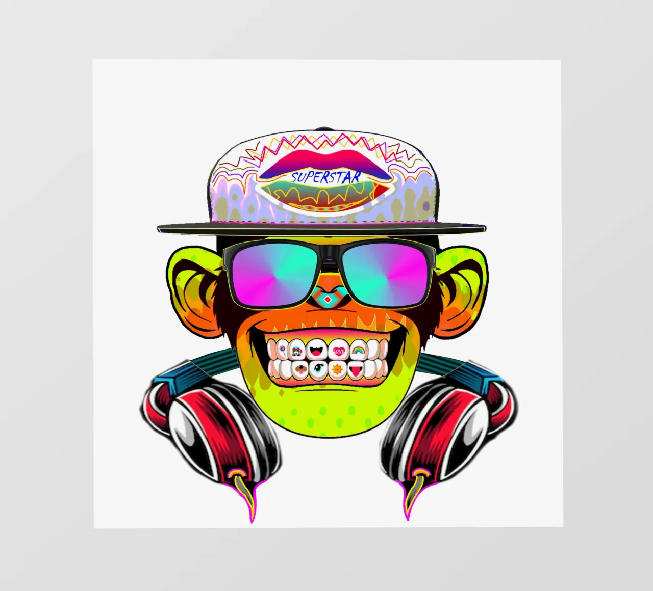 SCIMMIA DA DISCOTECA pellicola backlit da Crazyy Mode