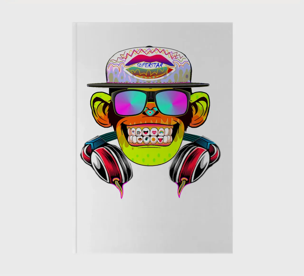 DISCOTHEQUE MONKEY notebook by Crazyy Mode
