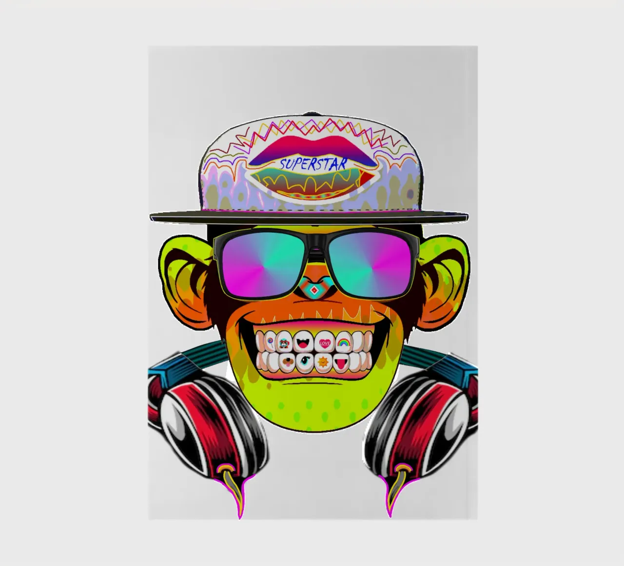 DISCOTHEQUE MONKEY notebook by Crazyy Mode