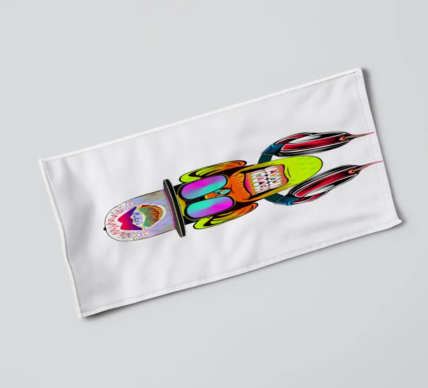 DISCOTHEQUE MONKEY towel by Crazyy Mode