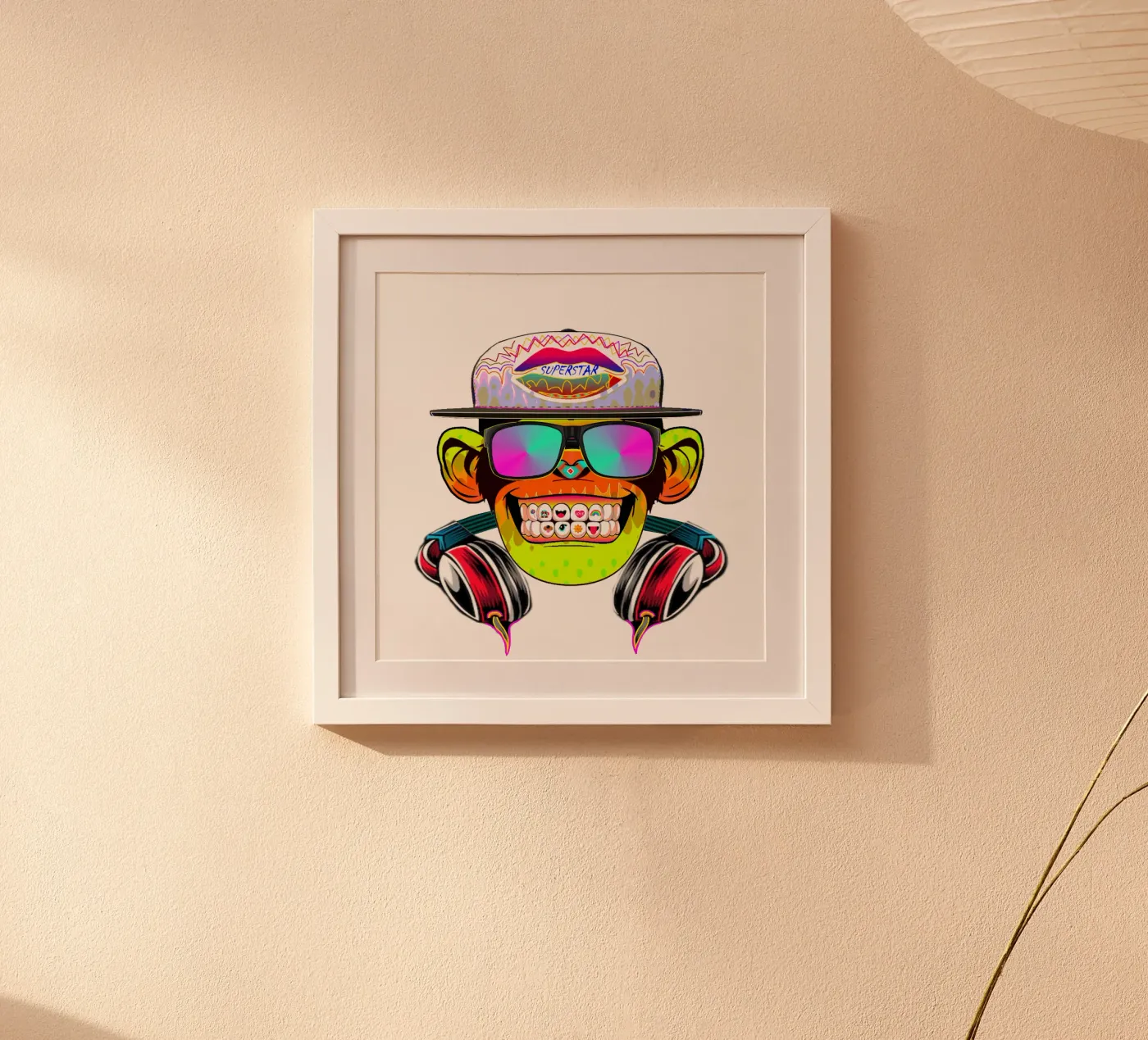 DISCOTHEQUE MONKEY Poster von Crazyy Mode