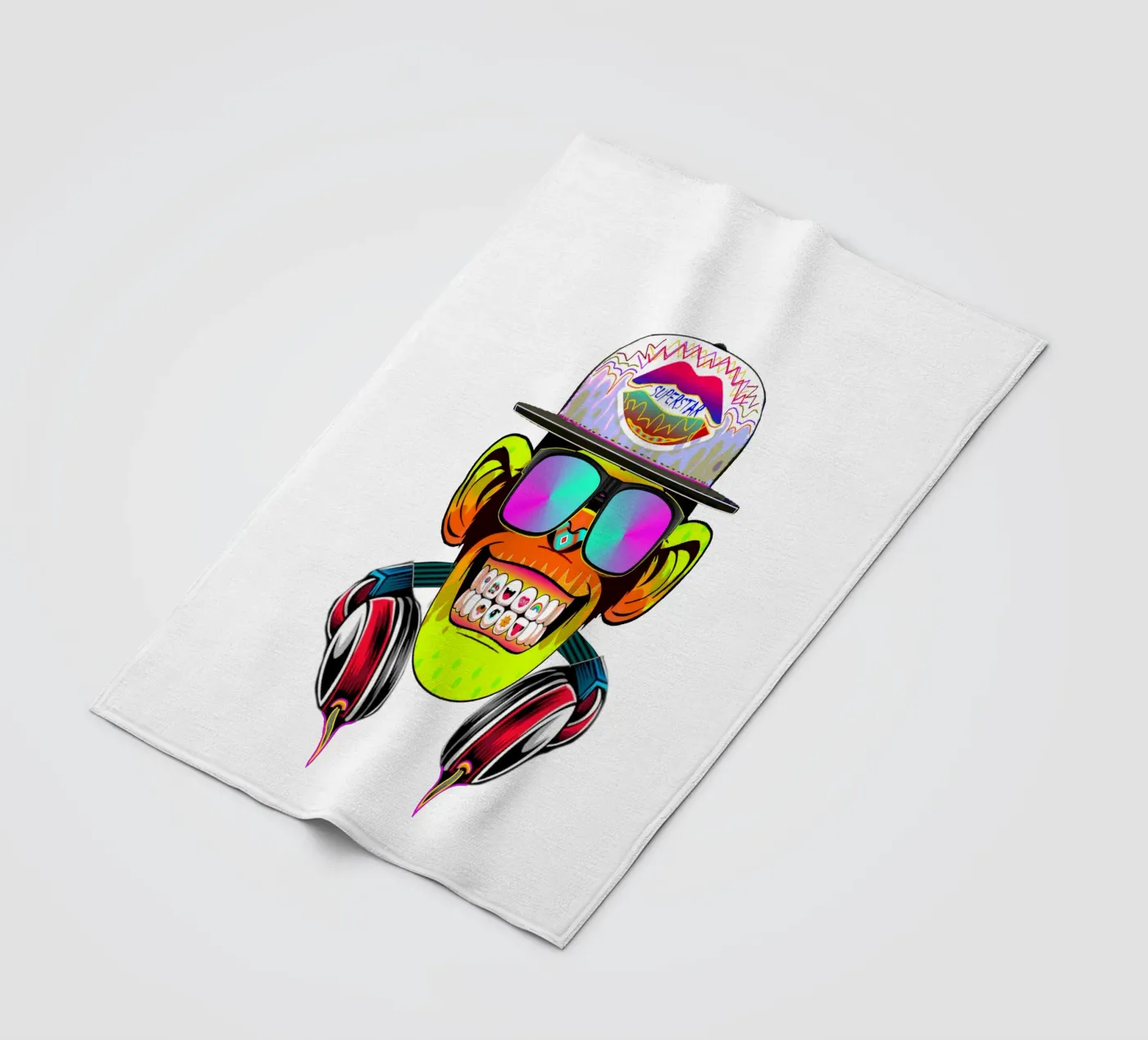 DISKOTHEKENAFFE Fleecedecke von Crazyy Mode