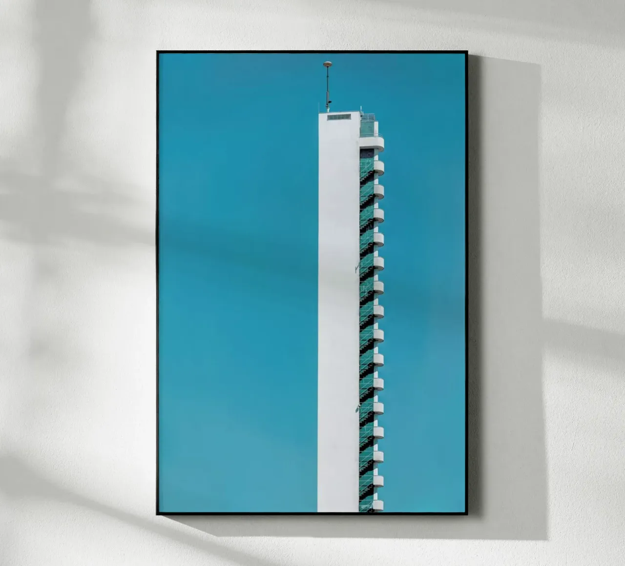 Olympic Tower acryl van Michael Belhadi