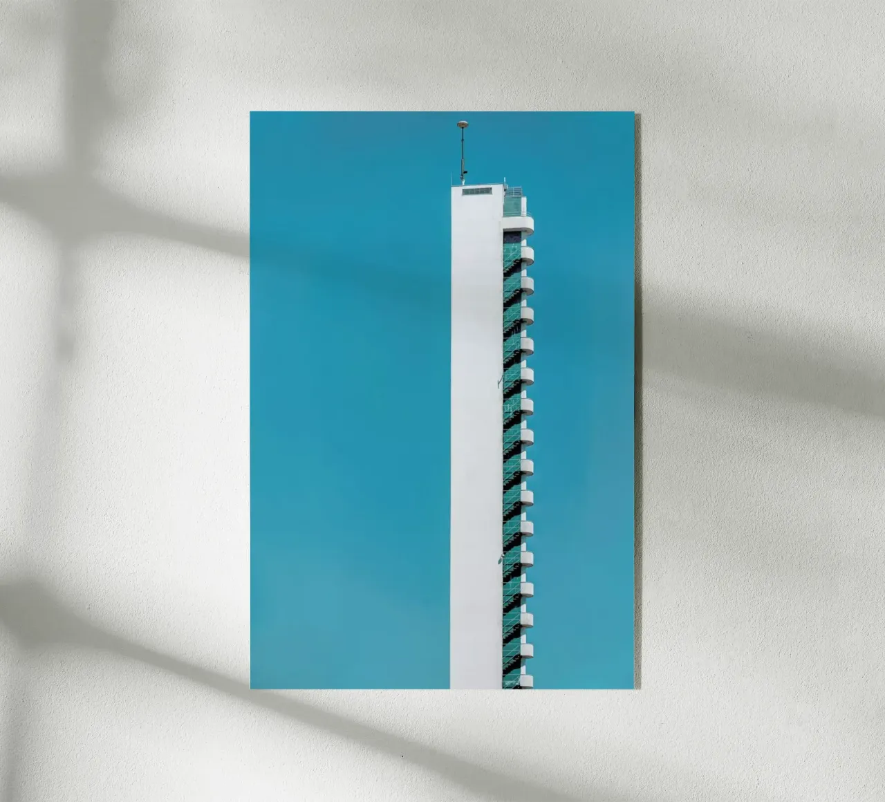 Olympic Tower acryl van Michael Belhadi