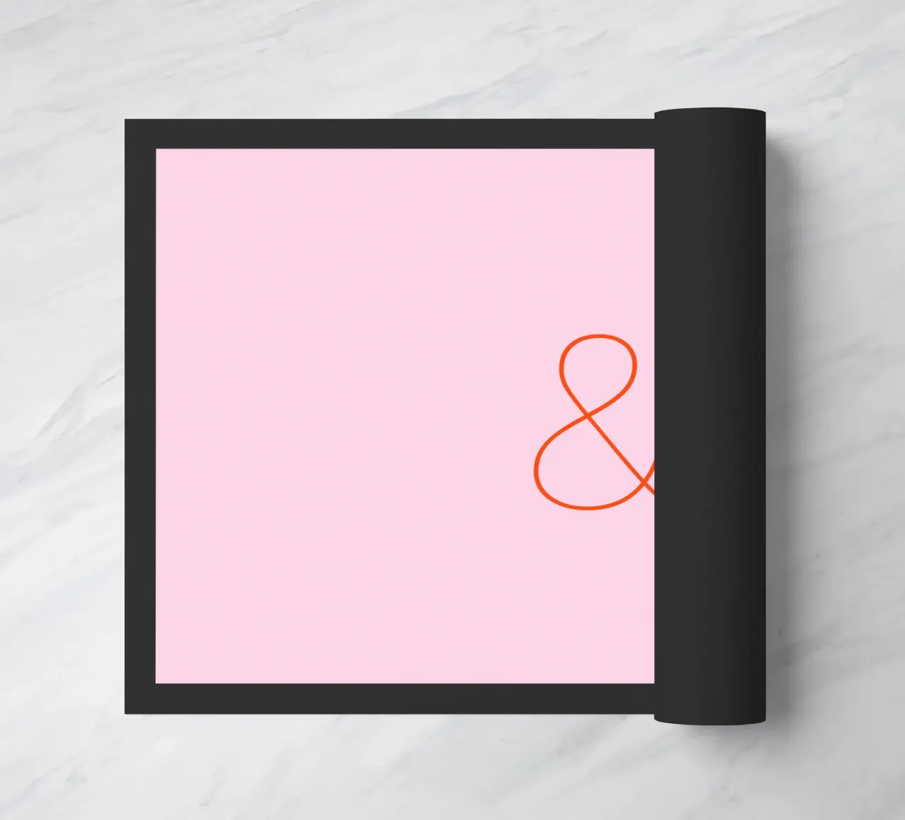 Rosa e rosso zerbino da Katja Stehle Design