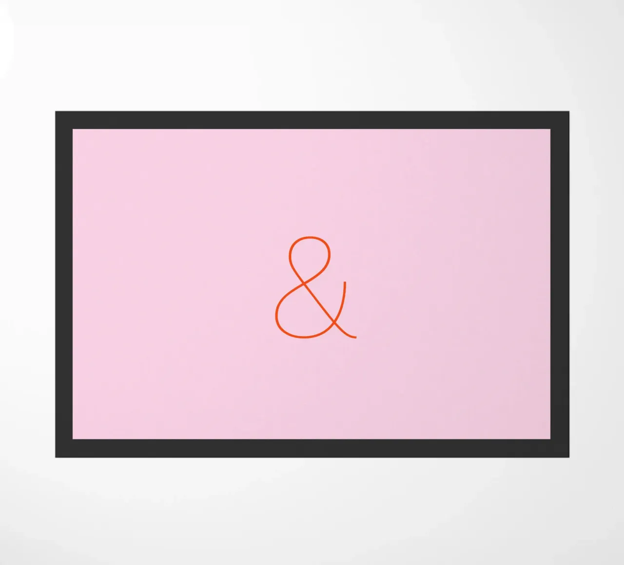 Rosa e rosso zerbino da Katja Stehle Design