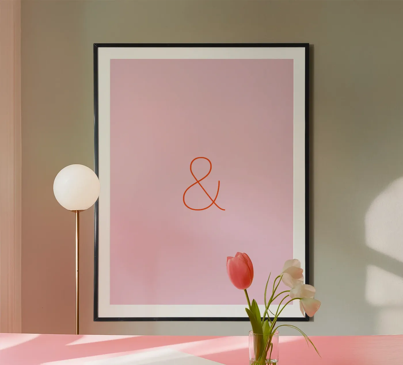 Pink & Red poster da Katja Stehle Design
