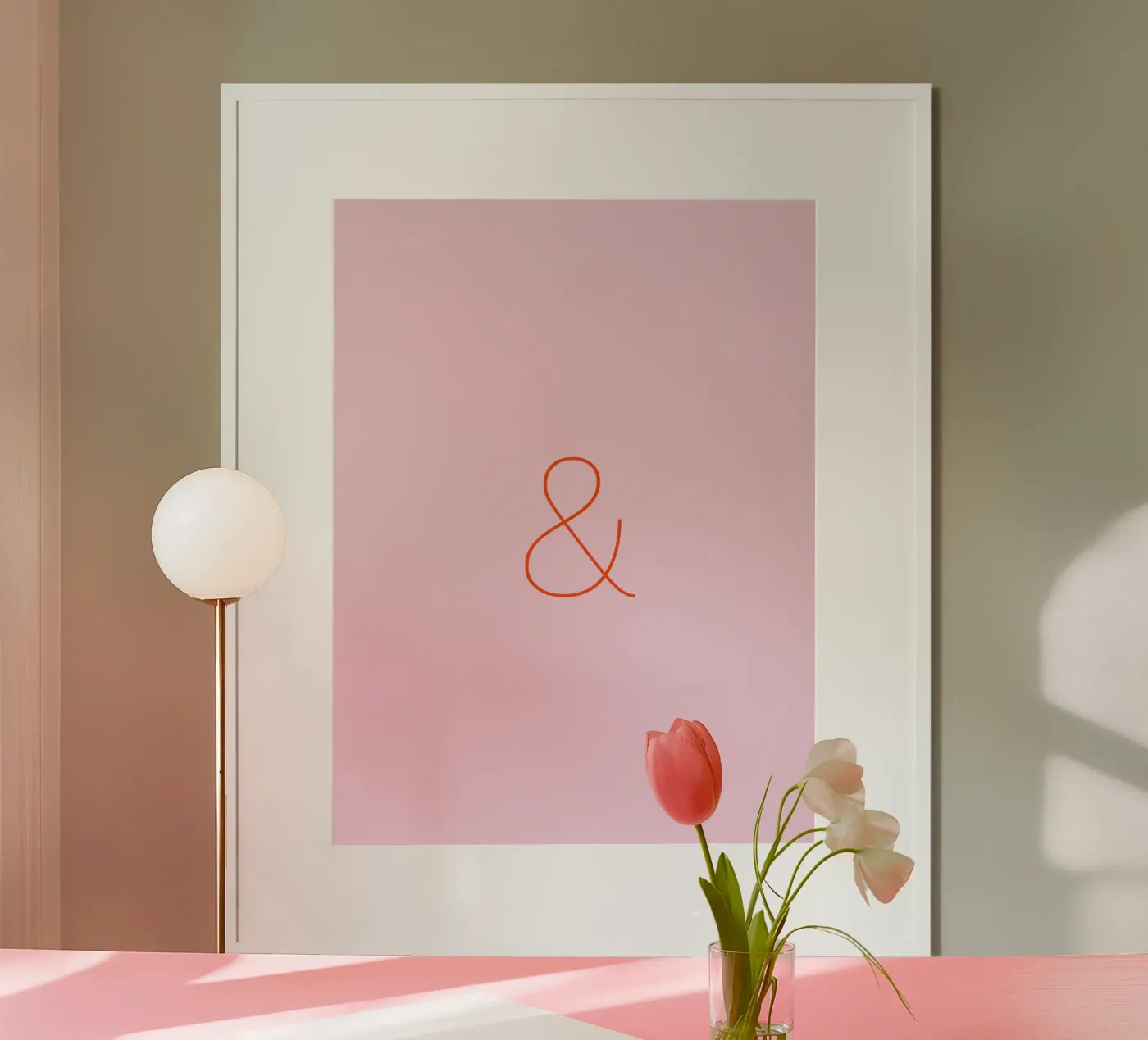 Pink & Red poster da Katja Stehle Design
