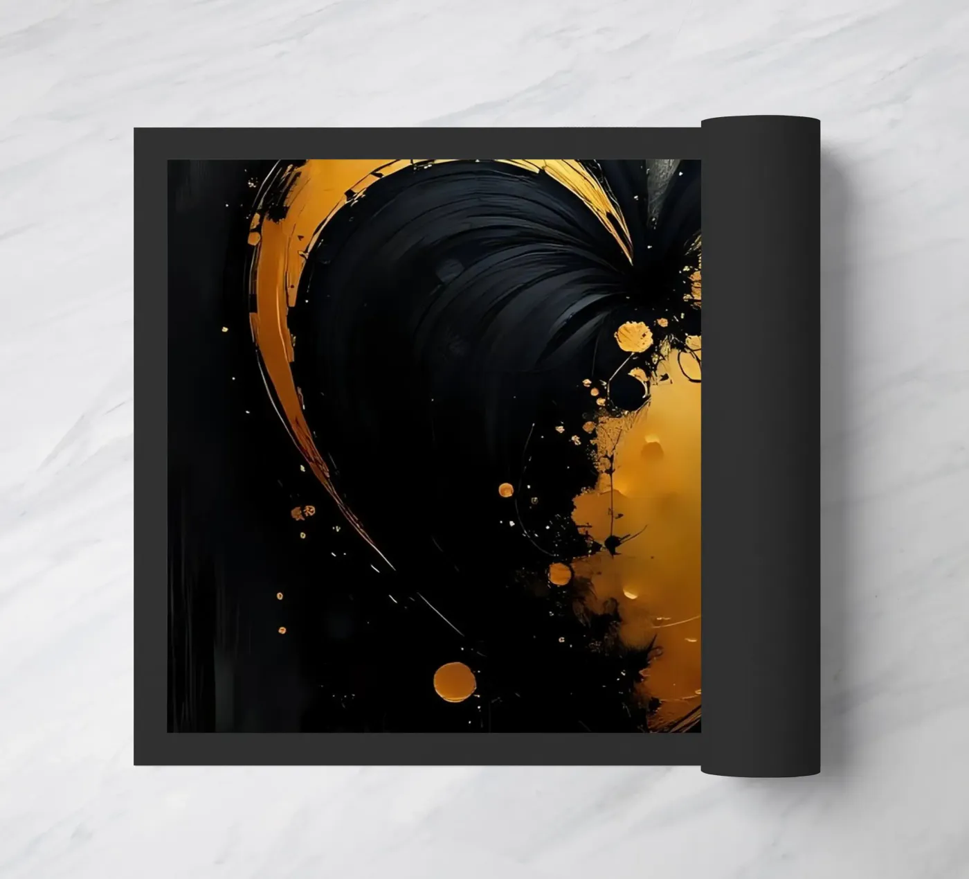 cuore_nero_oro_5 zerbino da Pink- und LoveArt by LK