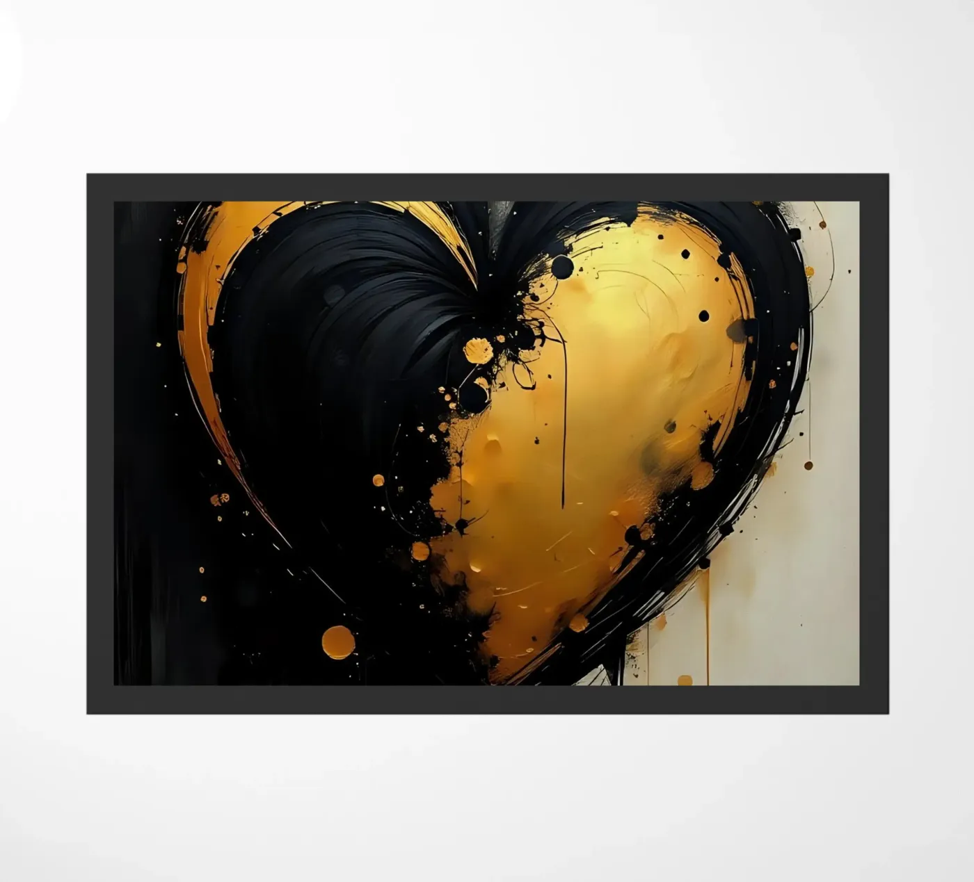 cuore_nero_oro_5 zerbino da Pink- und LoveArt by LK