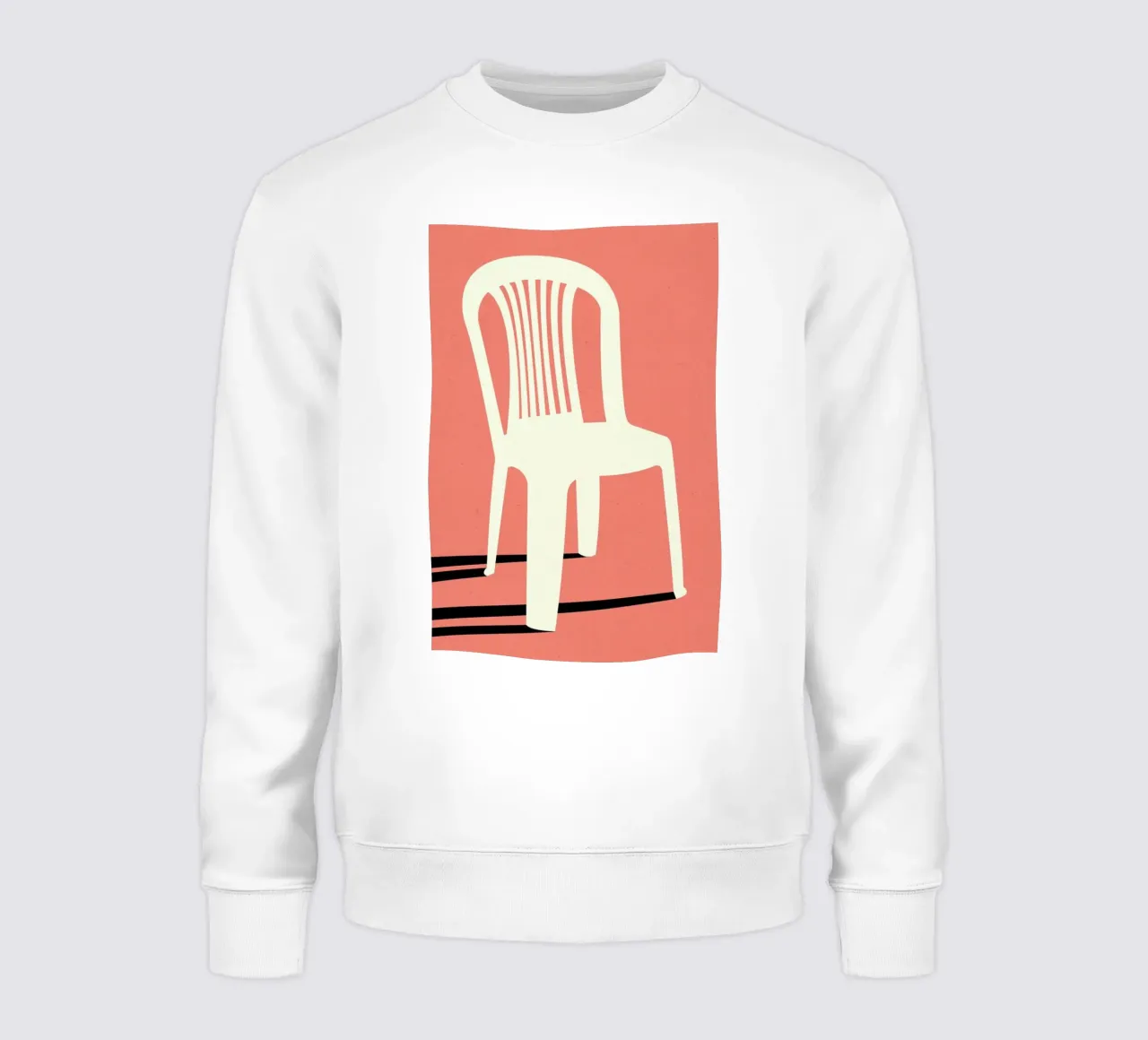 Monobloc Plastic Chair No I felpa da Rosi Feist