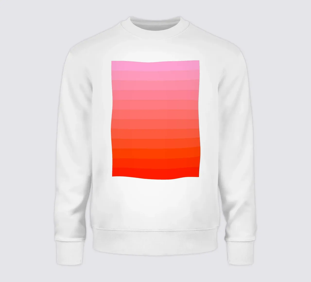 Retro gradiente rosso rosa felpa da Katja Stehle Design