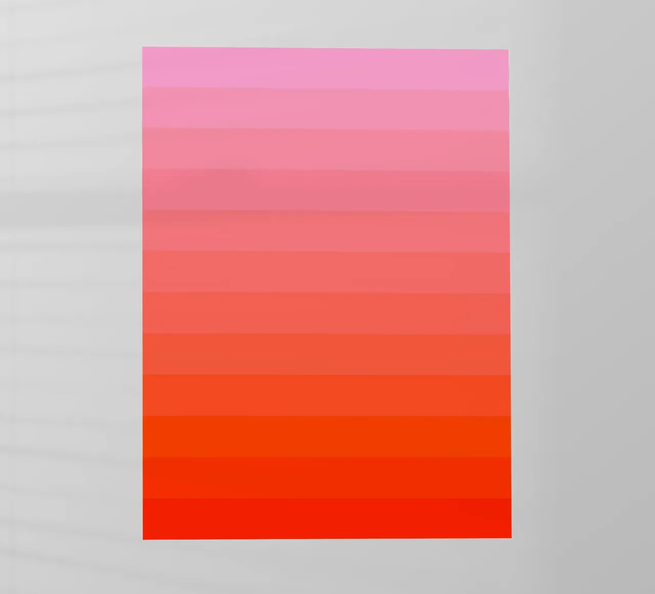 Retro gradiente rosso rosa pellicola backlit da Katja Stehle Design