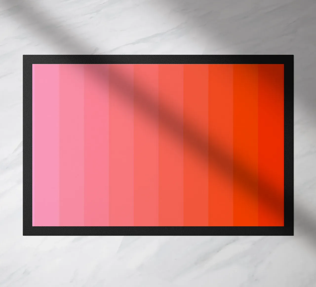 Retro gradiente rosso rosa zerbino da Katja Stehle Design