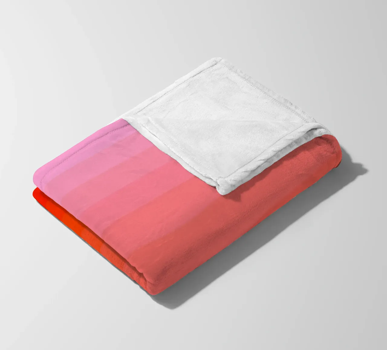 Retro gradiente rosso rosa coperta in pile da Katja Stehle Design