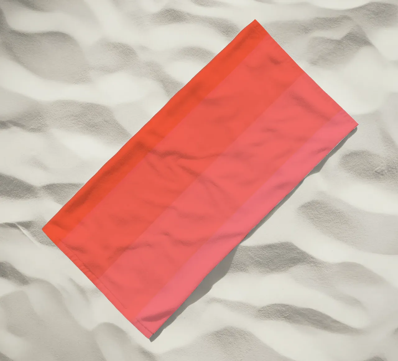 Retro gradiente rosso rosa telo mare da Katja Stehle Design