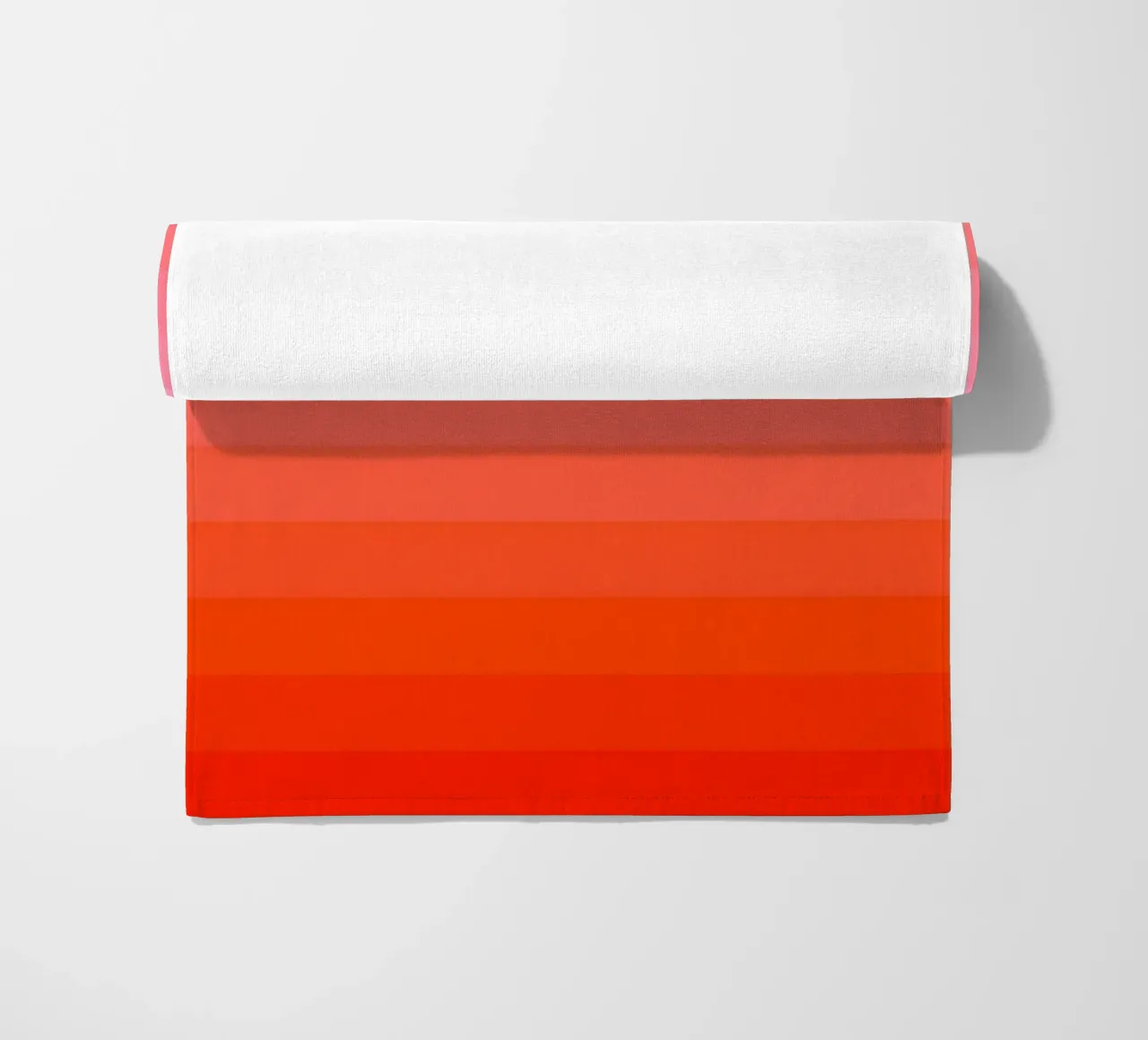 Retro gradiente rosso rosa telo mare da Katja Stehle Design