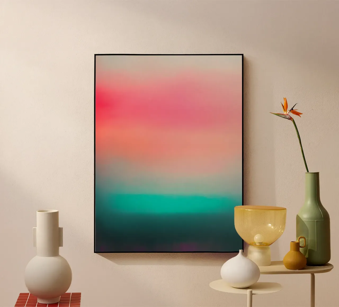 Abstract colors acrylic glass by Little Things