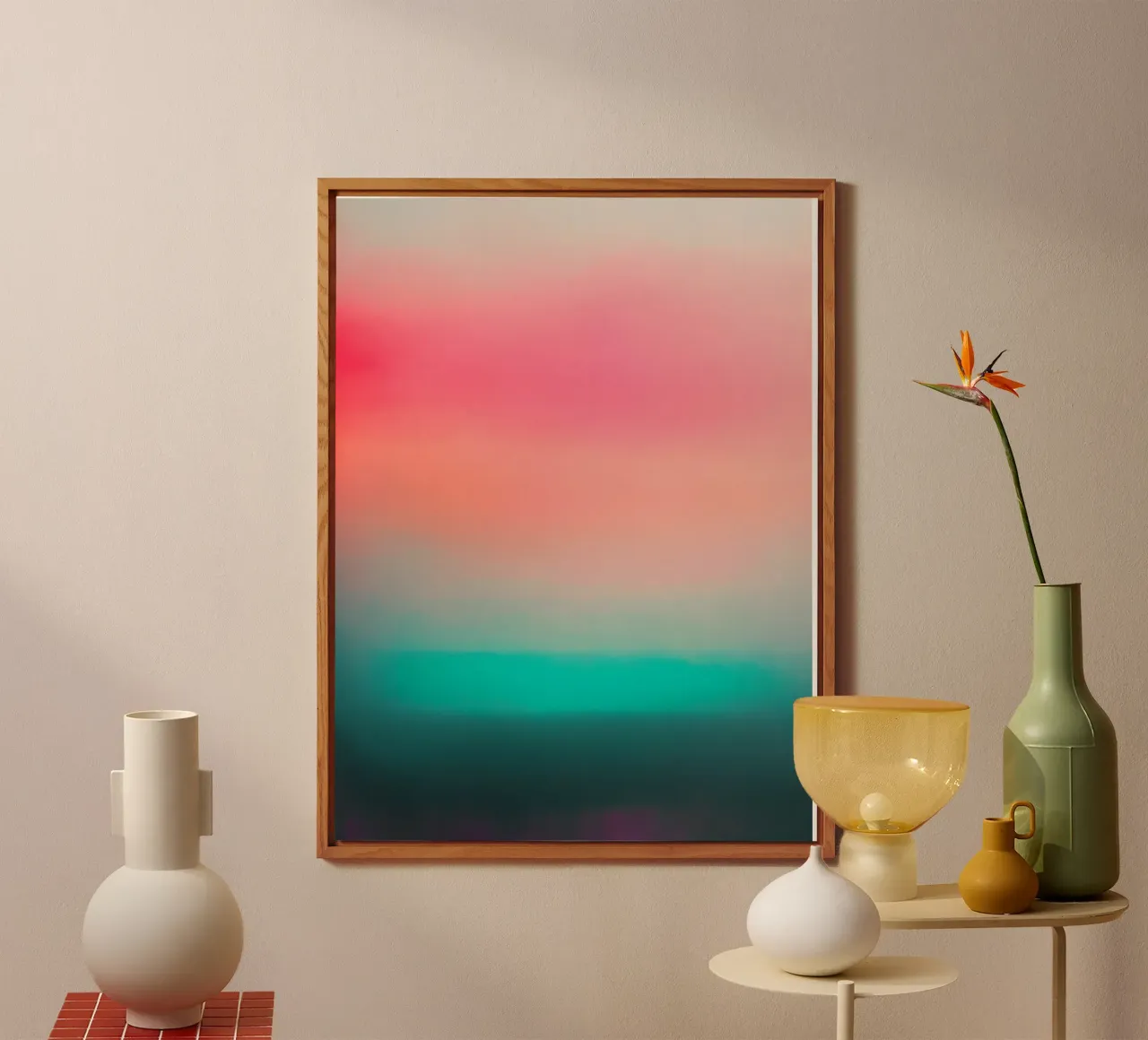 Abstract colors alu-dibond by Little Things