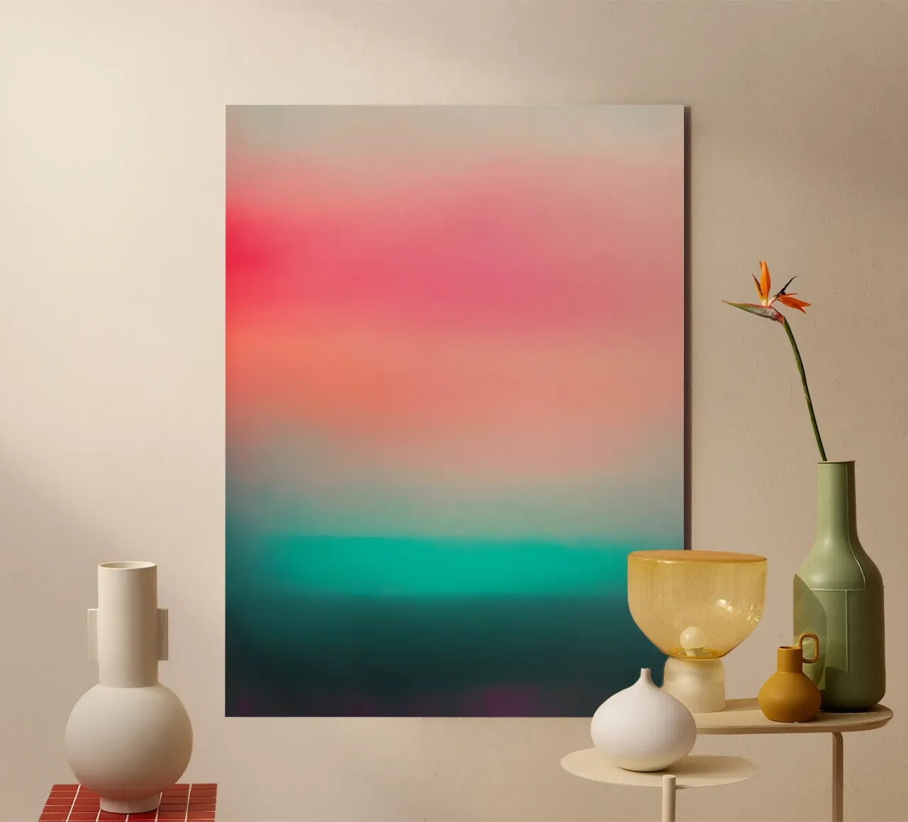 Abstract colors alu-dibond by Little Things