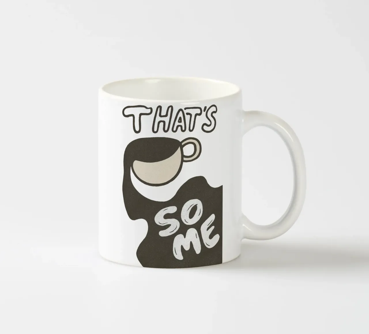 Pour Personality Here tazza in ceramica da QuooodZ by MooodzArt