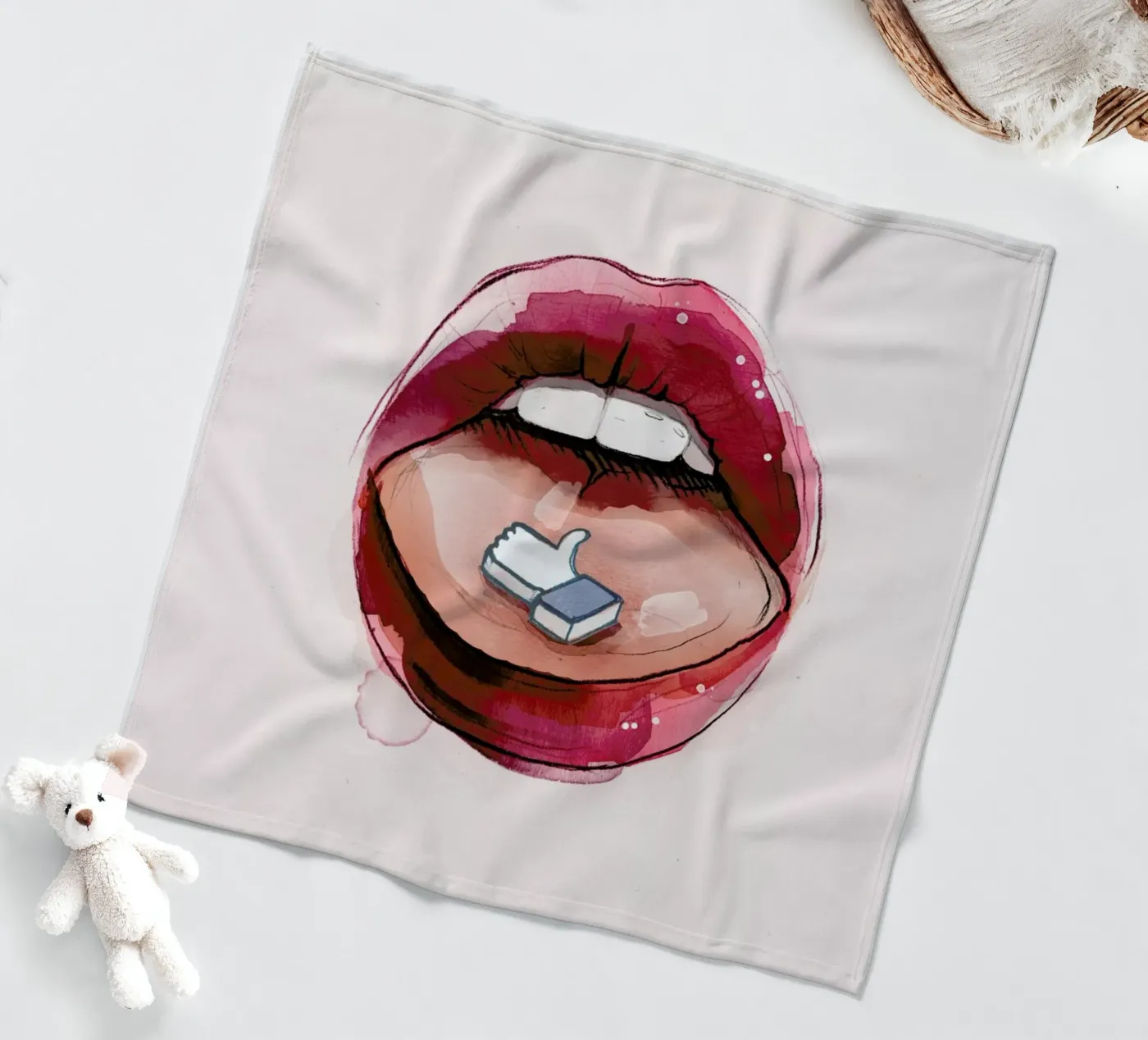 Likes Fleecedecke von Ina Stanimirova