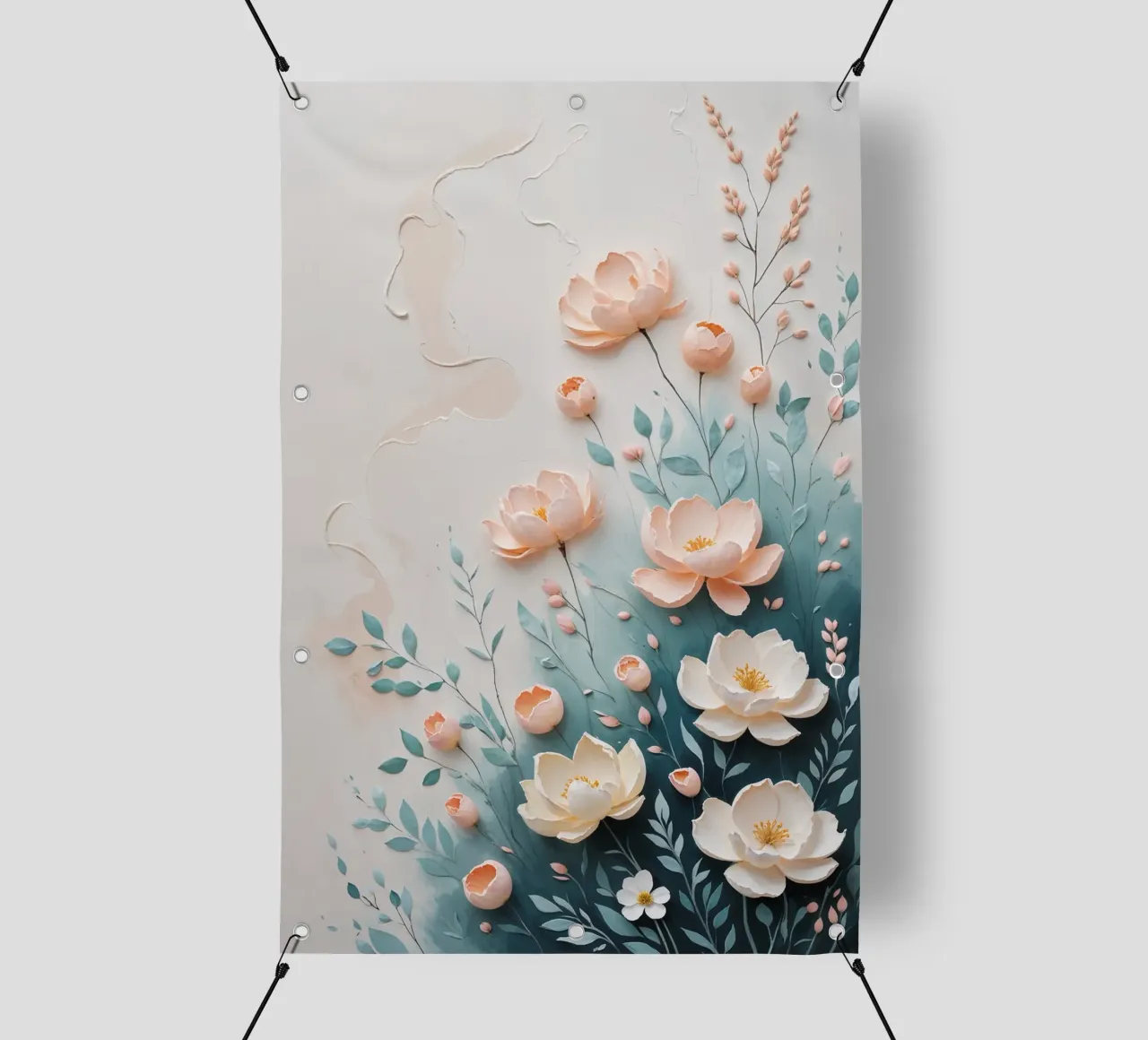 Abstract Forest – Ruhe in Form und Fläche telo in pvc da AlbertKlee