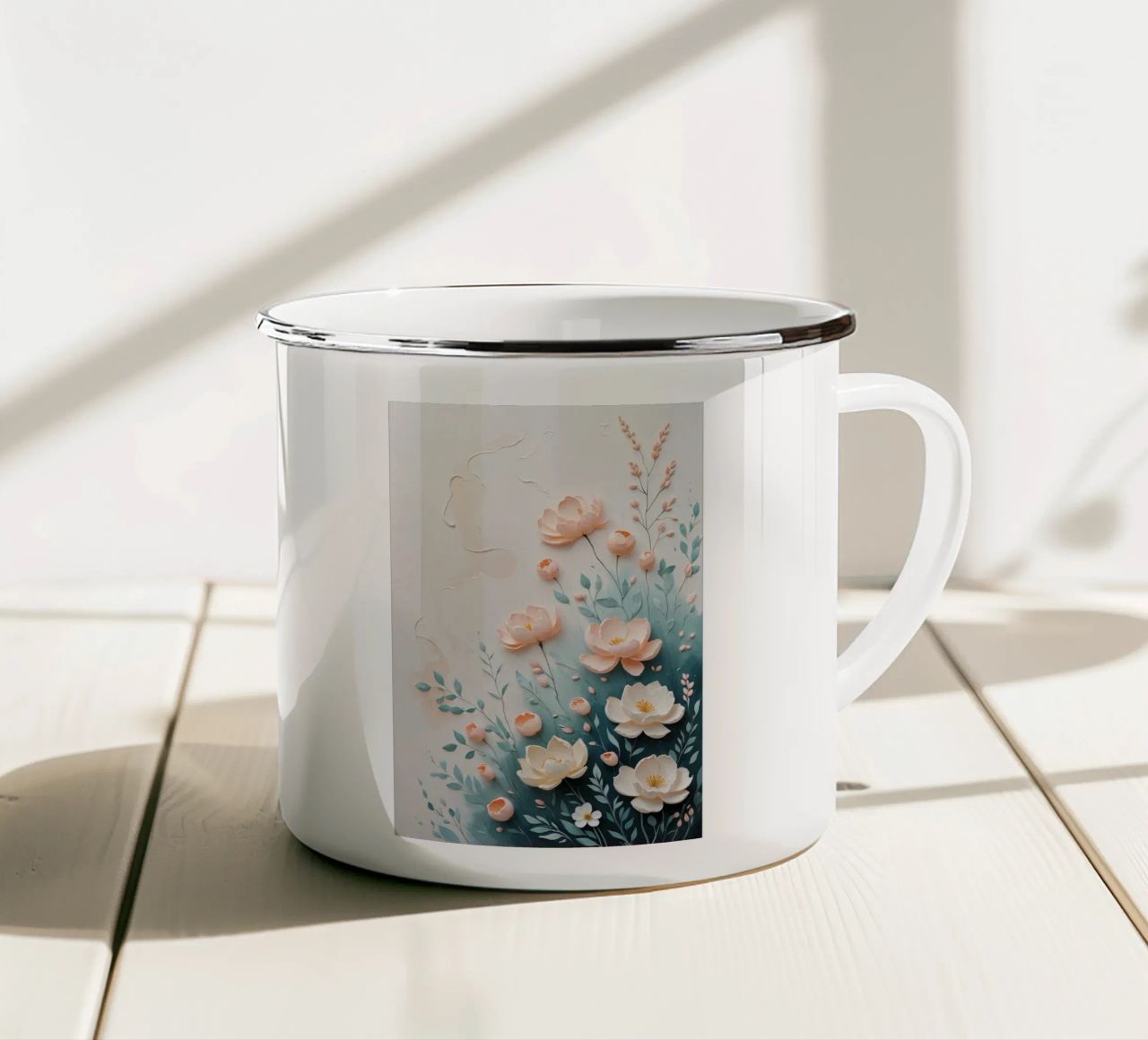 Abstract Forest – Ruhe in Form und Fläche taza de esmalte de AlbertKlee