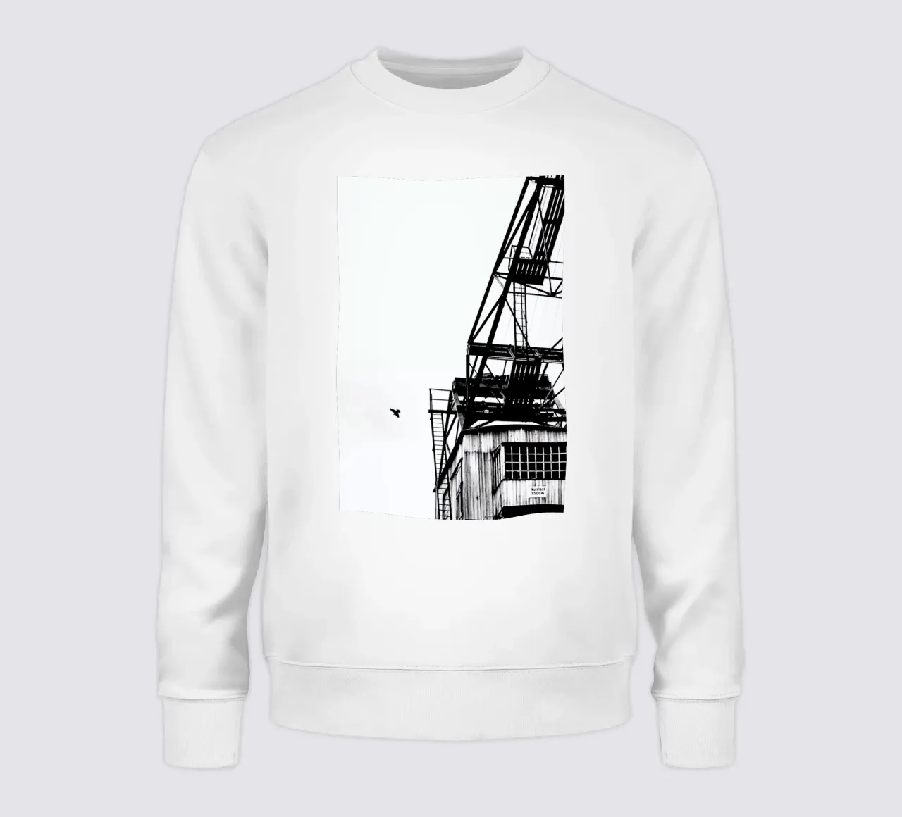 Epic Crane sweatshirt van Babett Schultze