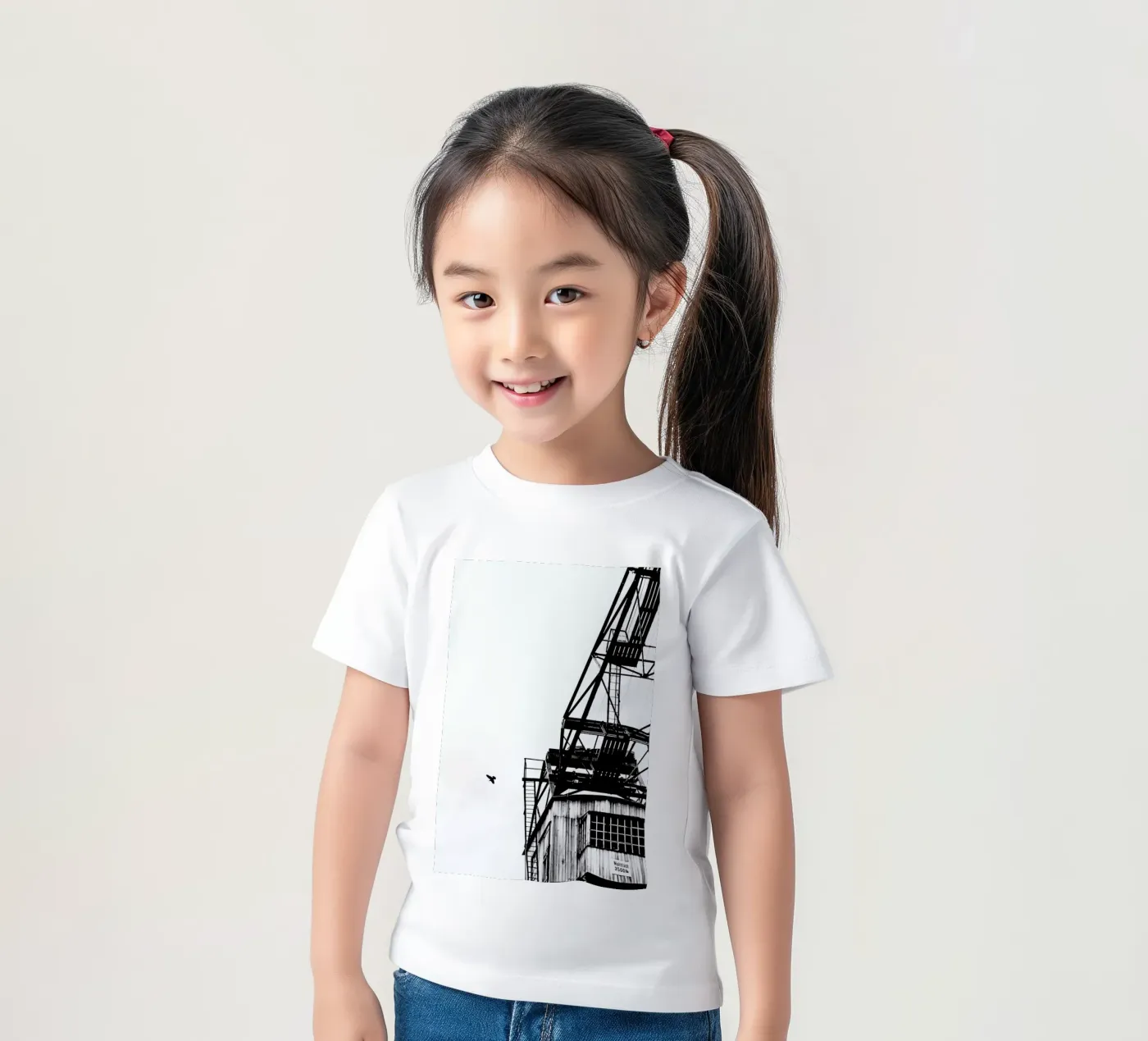 Epic Crane t-shirt bambini da Babett Schultze