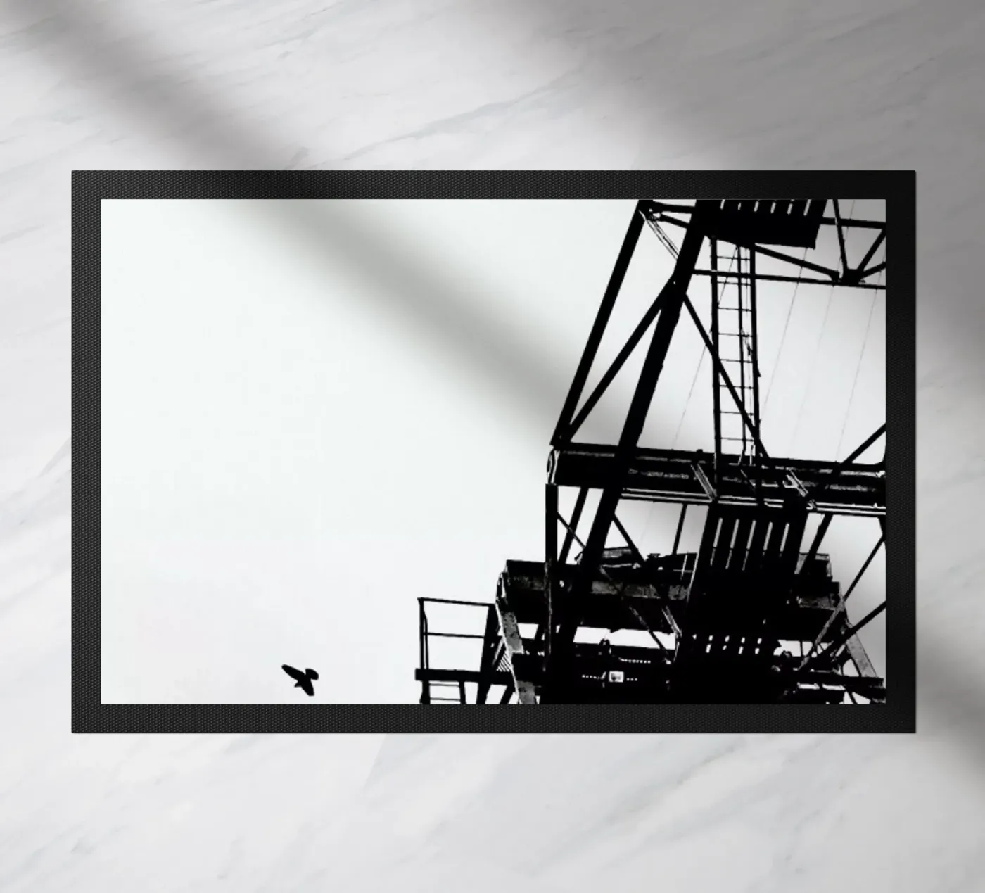 Epic Crane deurmat van Babett Schultze