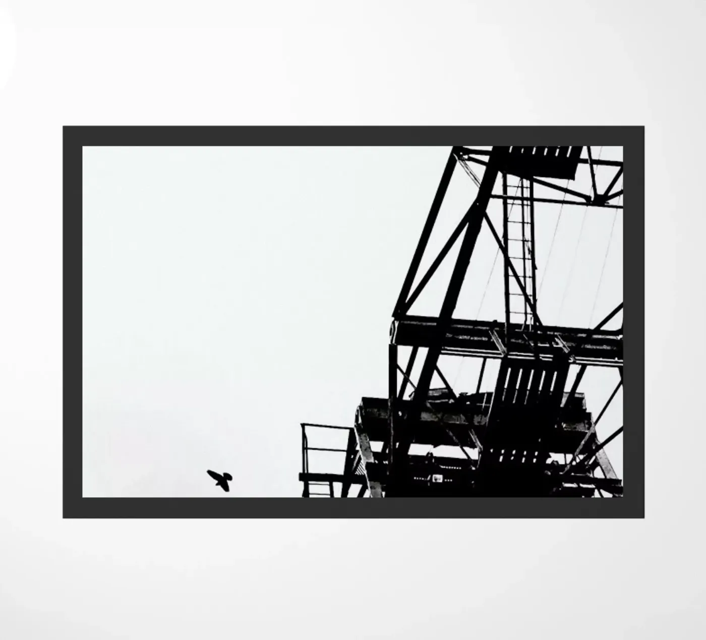 Epic Crane deurmat van Babett Schultze