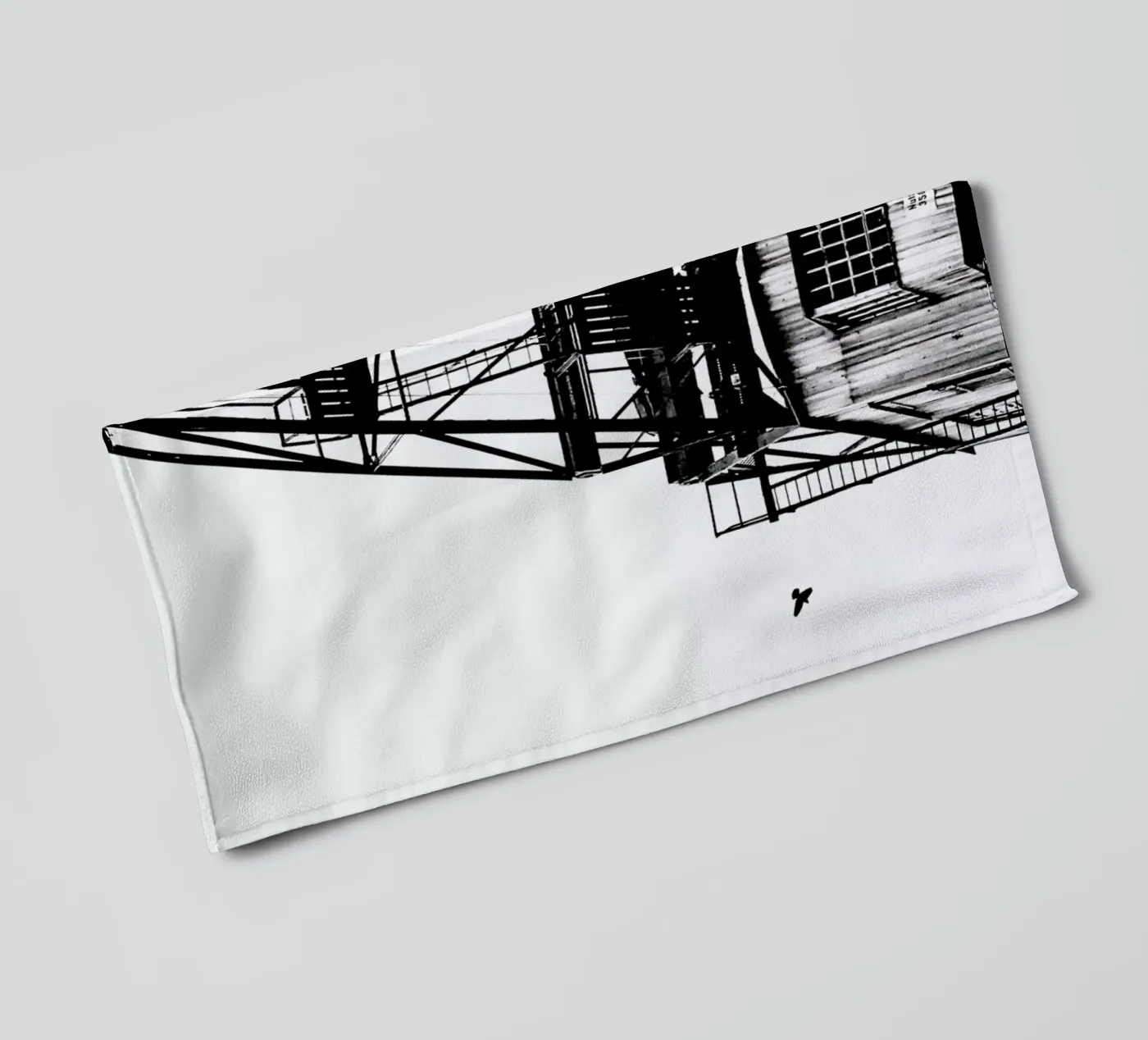 Epic Crane badhanddoek van Babett Schultze