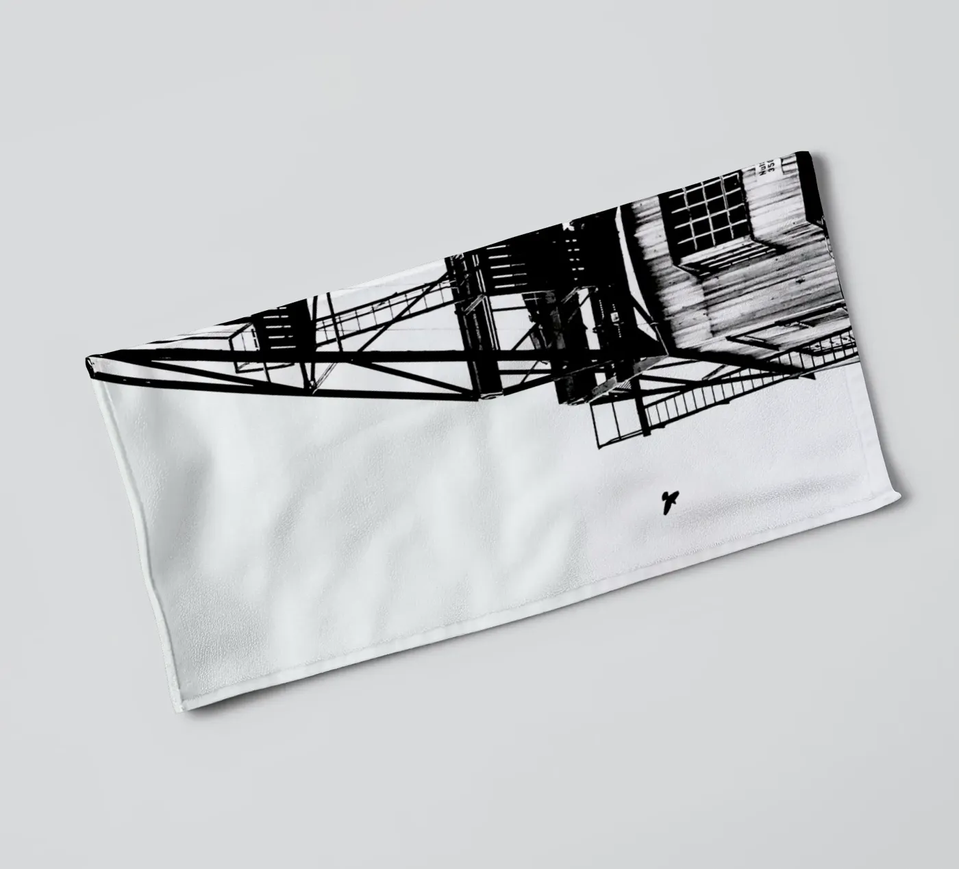 Epic Crane badhanddoek van Babett Schultze