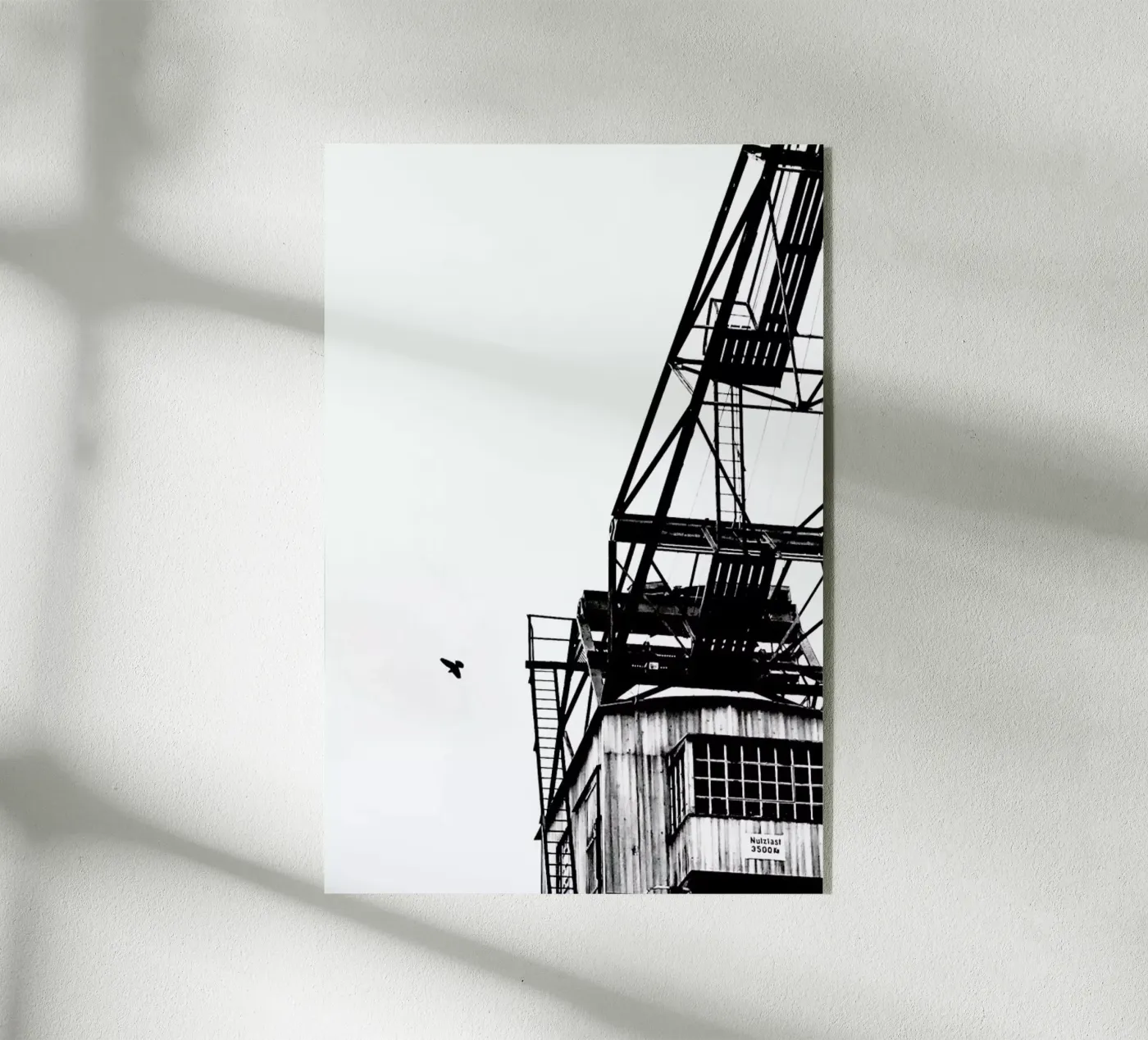 Epic Crane plexiglas de Babett Schultze