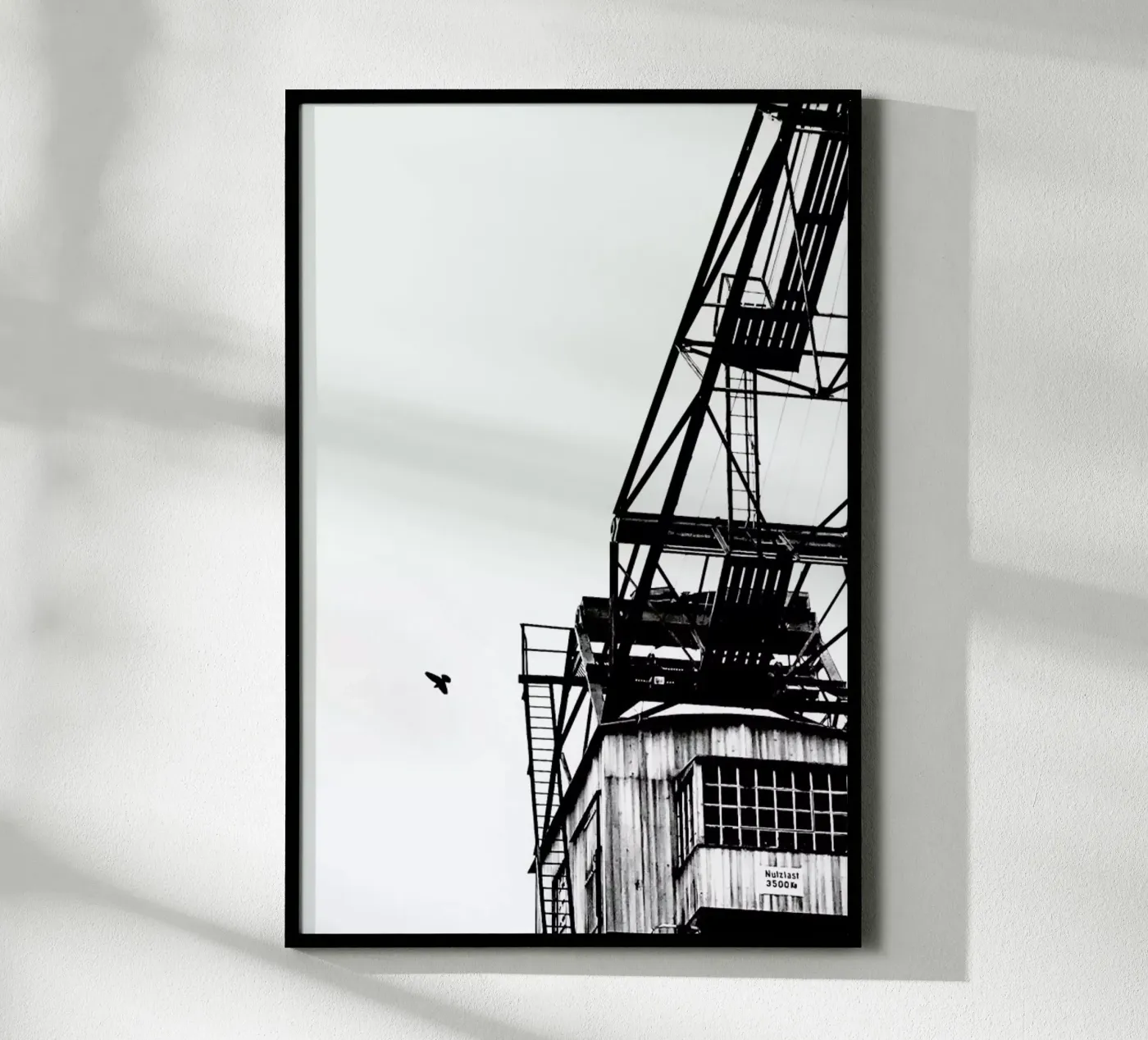 Epic Crane poster van Babett Schultze