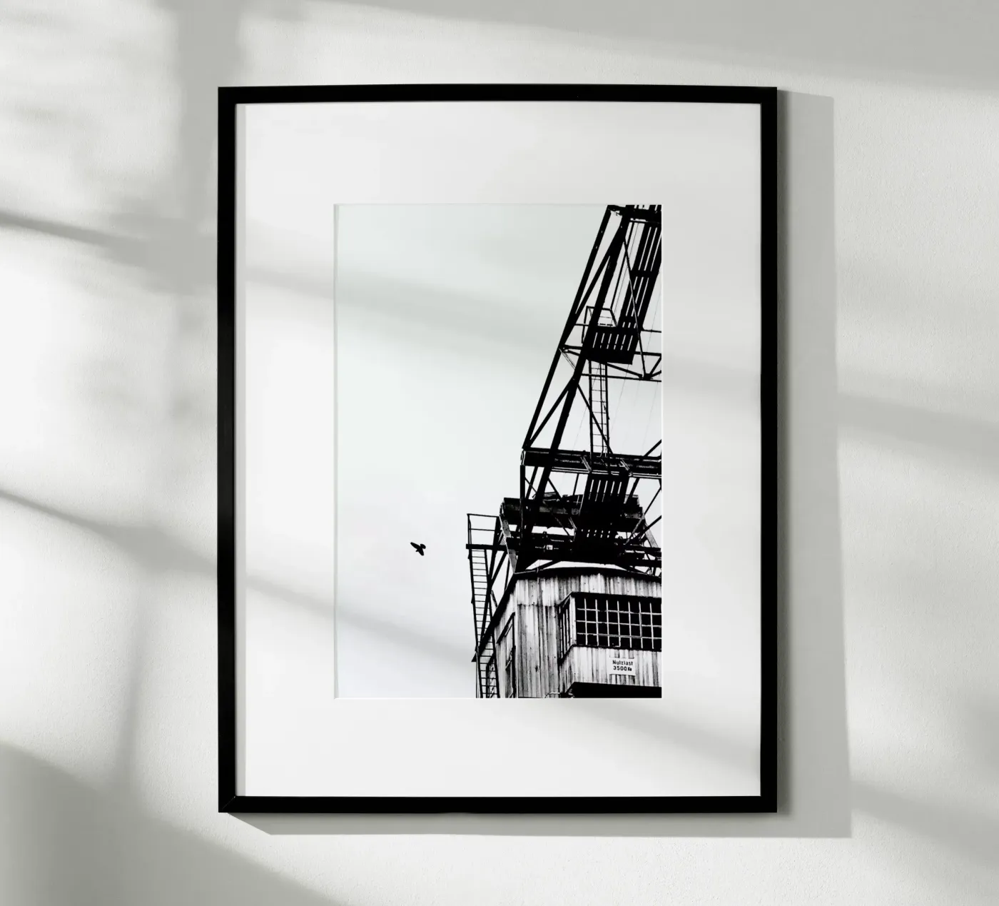 Epic Crane poster by Babett Schultze
