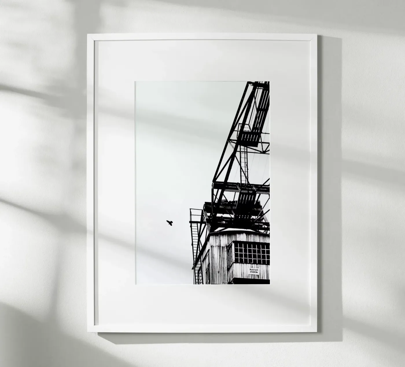 Epic Crane poster by Babett Schultze
