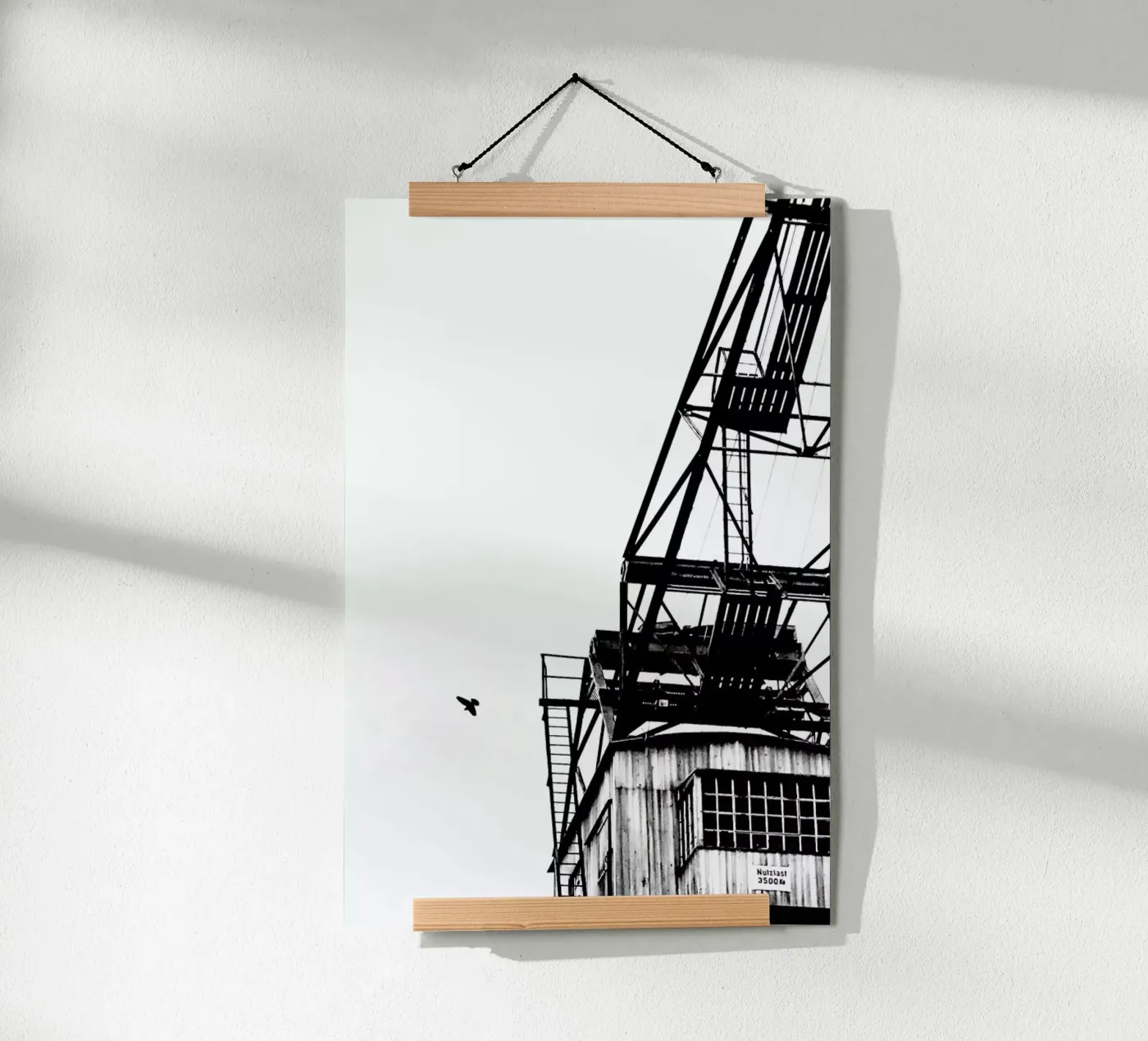 Epic Crane poster by Babett Schultze