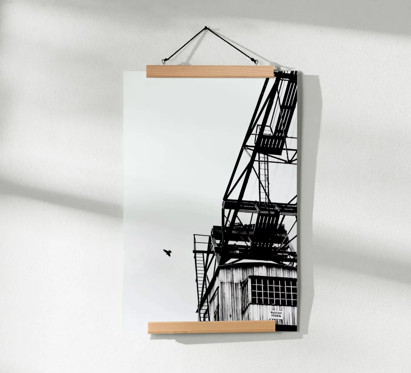 Epic Crane poster van Babett Schultze