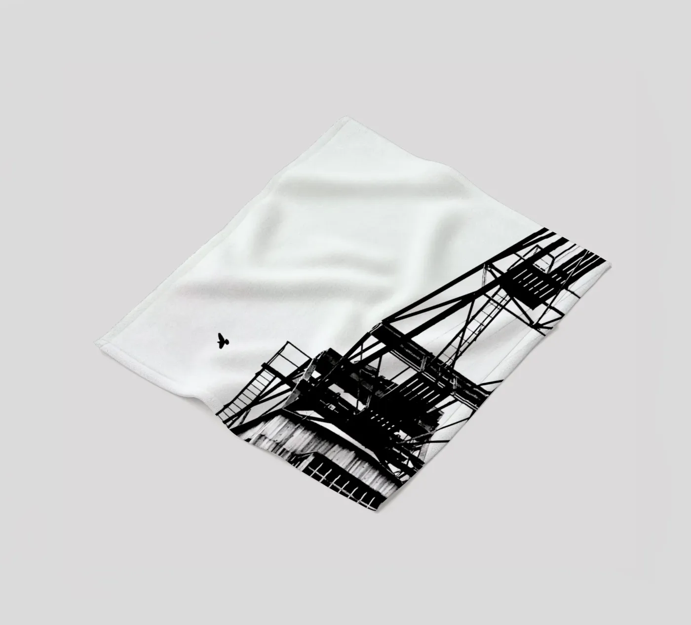 Epic Crane Fleecedecke von Babett Schultze