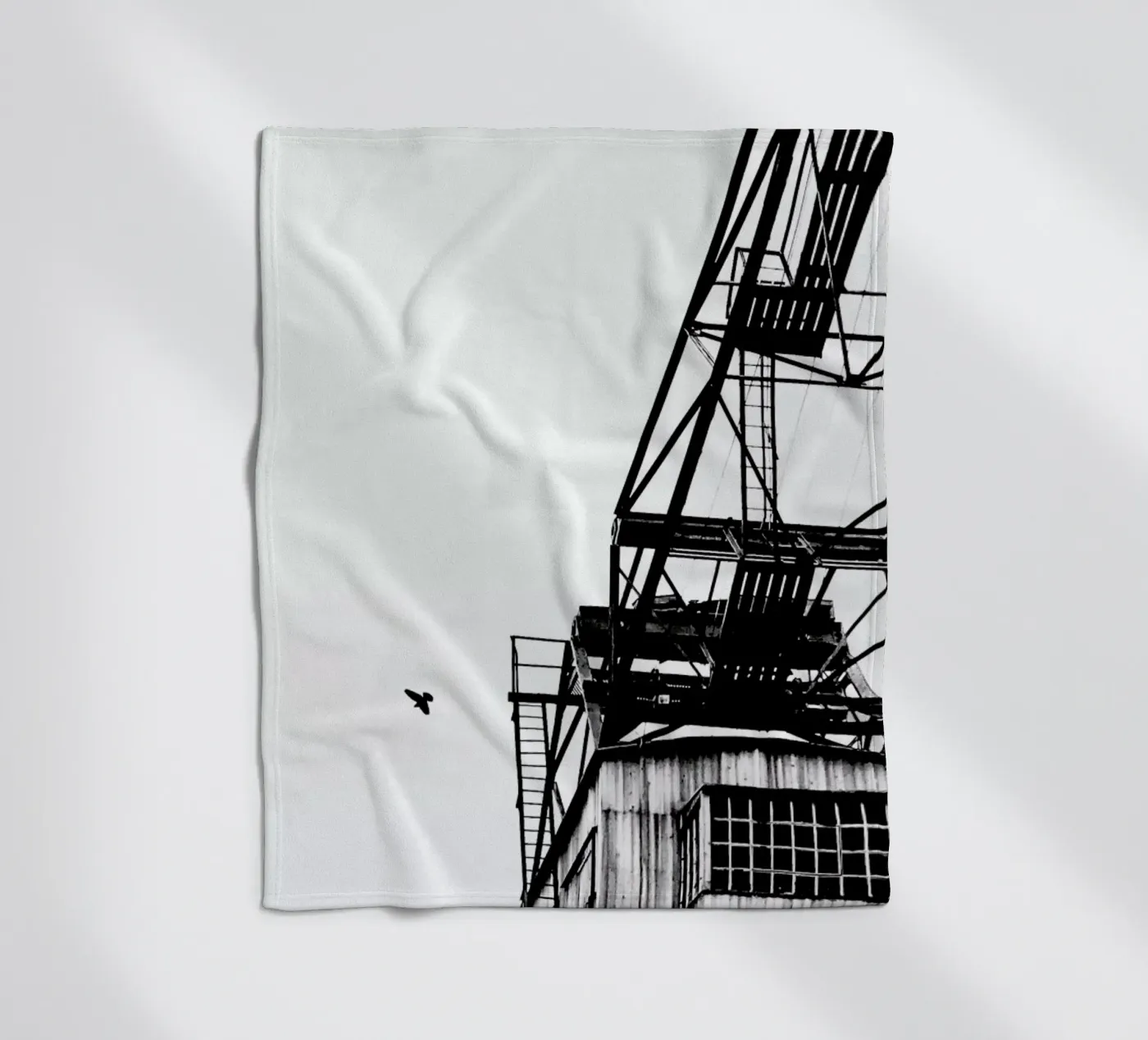 Epic Crane Fleecedecke von Babett Schultze