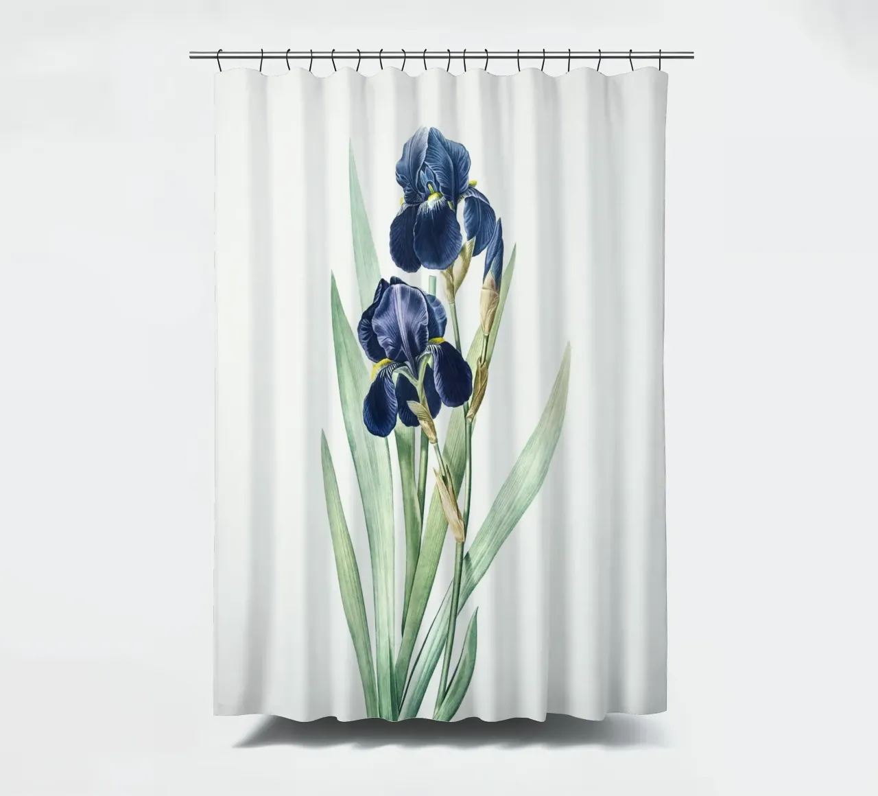 Purple Iris tenda da doccia da Pretty Flowers Vintage Botanicals