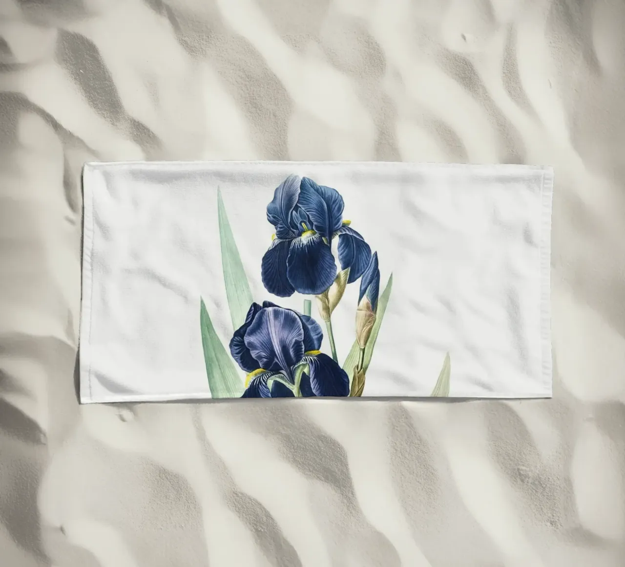 Purple Iris telo mare da Pretty Flowers Vintage Botanicals
