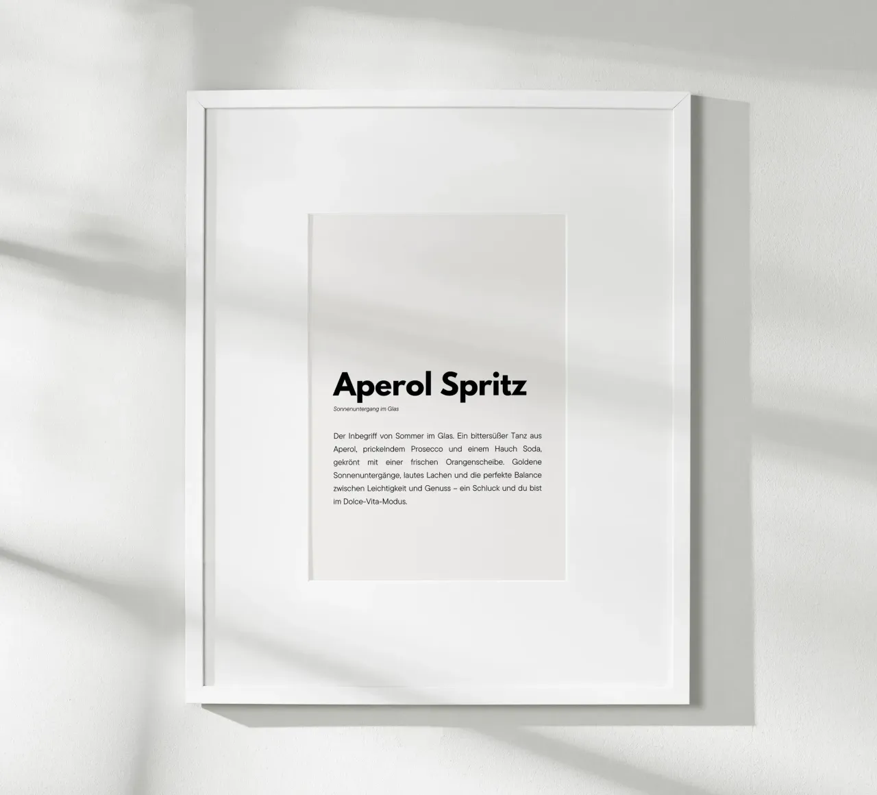 Definition Aperol Spritz poster da DigiWunderwerk